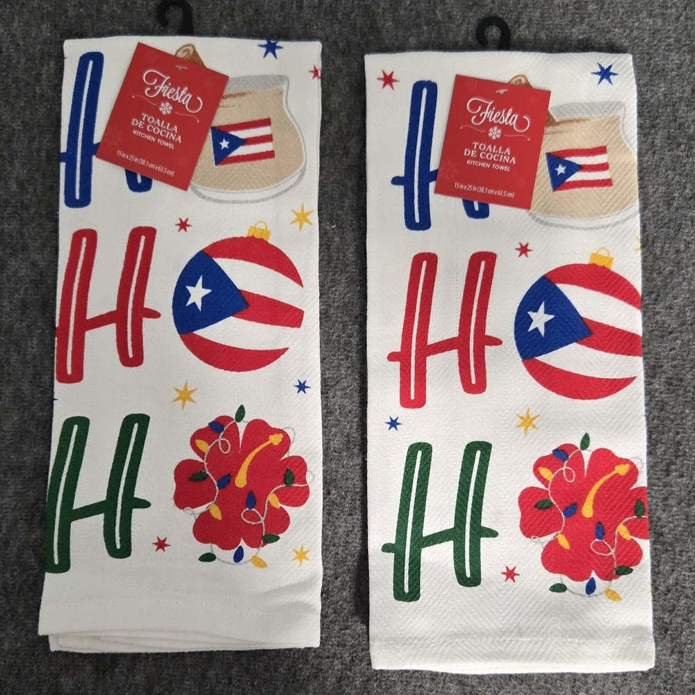 Fiesta Puerto Rico Kitchen Towels